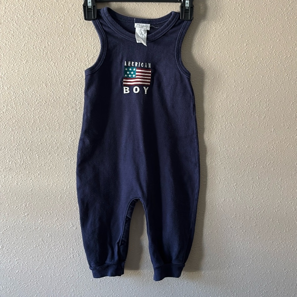 Vintage Carter overall/onesie size 12-18 month American Boy